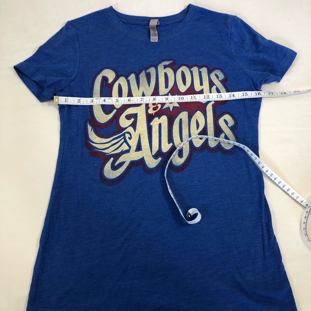 Cowboys and Angels Graphic Tee Sz L Dustin Lynch - Picture 5 of 6